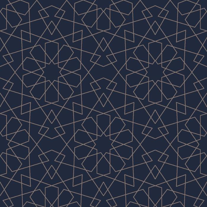 geometric lace  blue