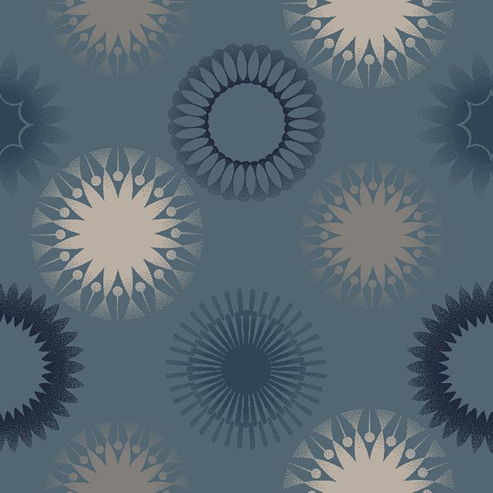 kaleidoscope  blue