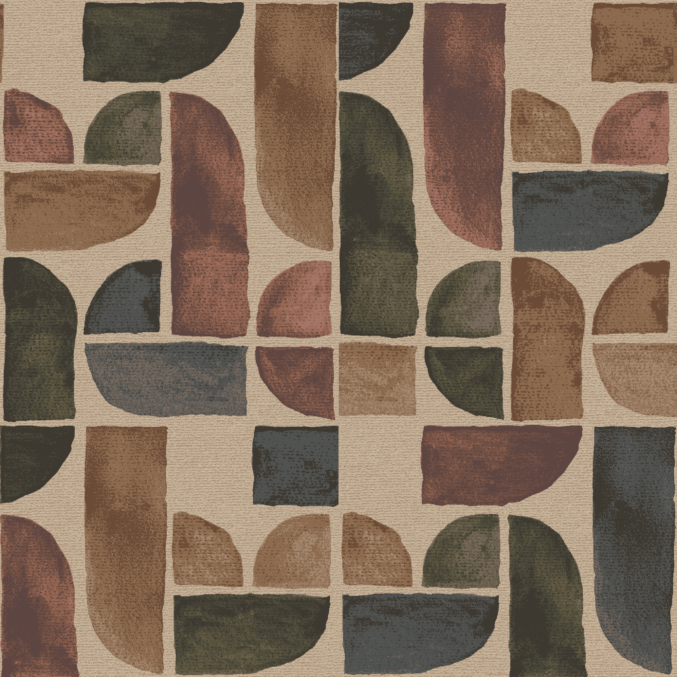 Soft Shapes II multi colour