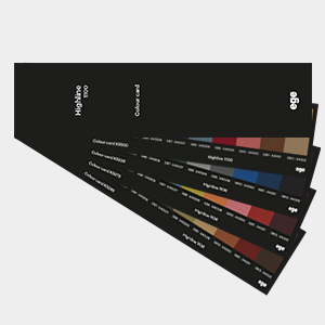 Colour card 4 x Highline 80/20 1400