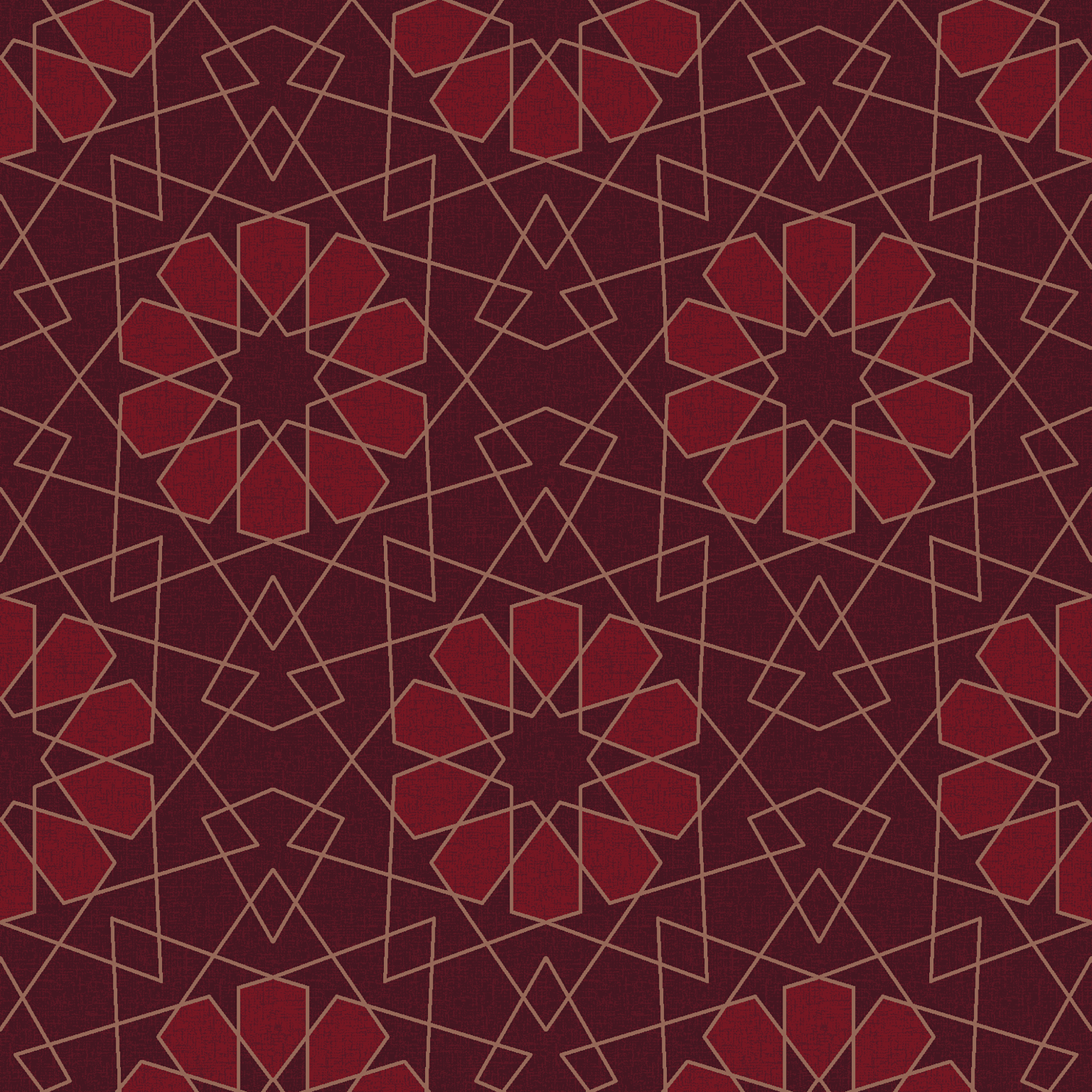 geometric lace   red