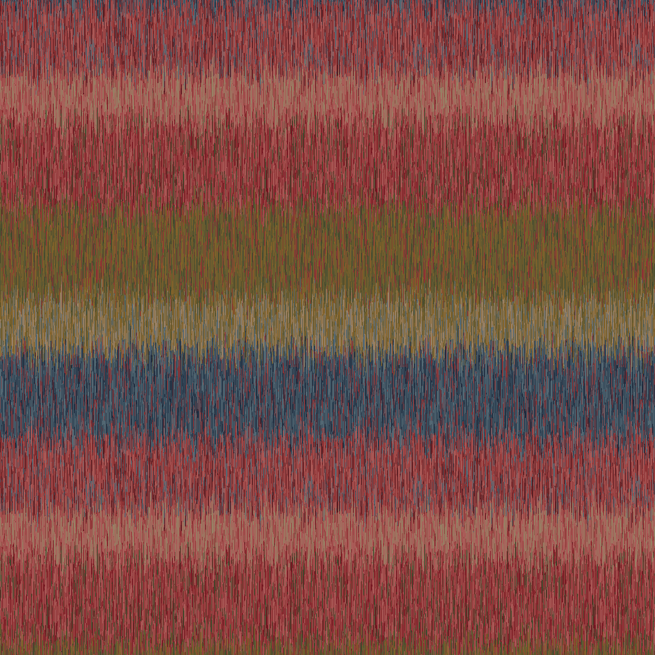 ikat stripe  red