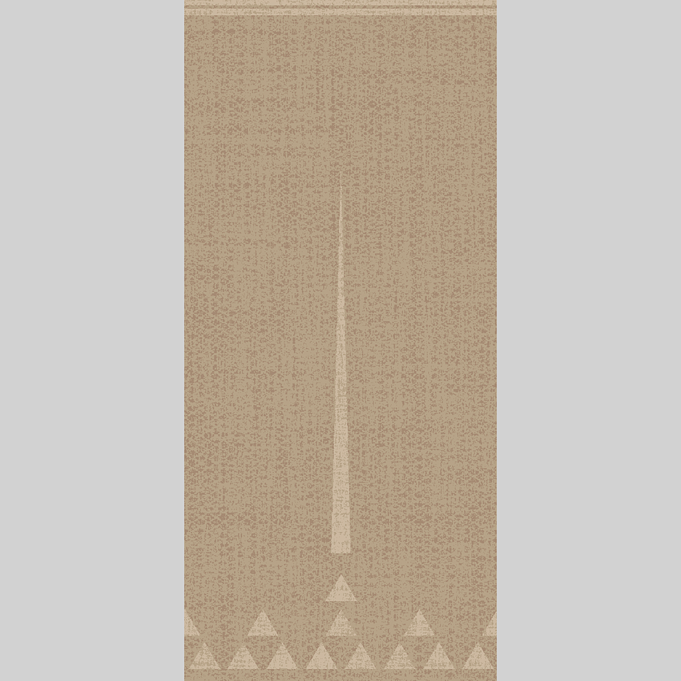 Lined Triangles  Beige