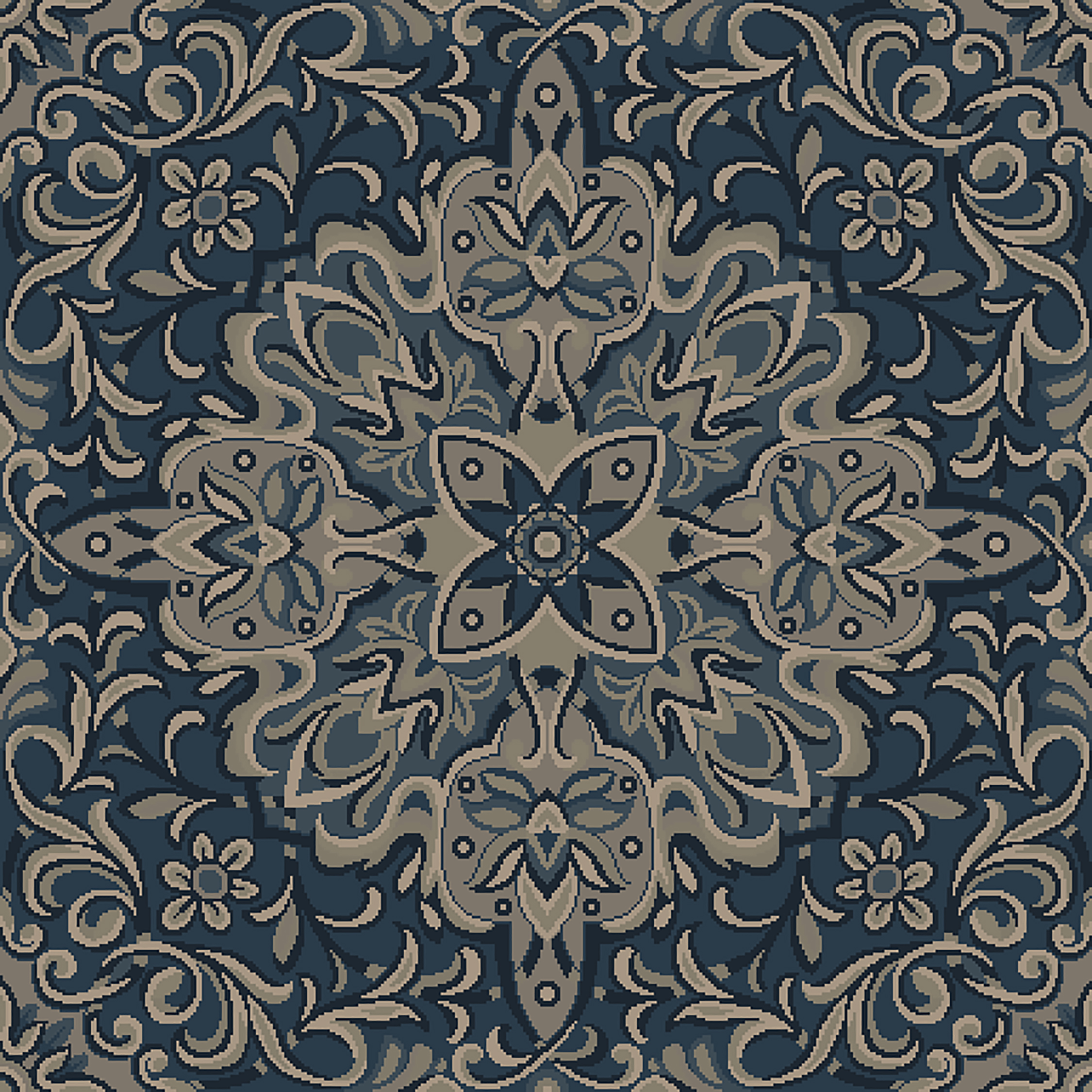 rochester medallion  blue