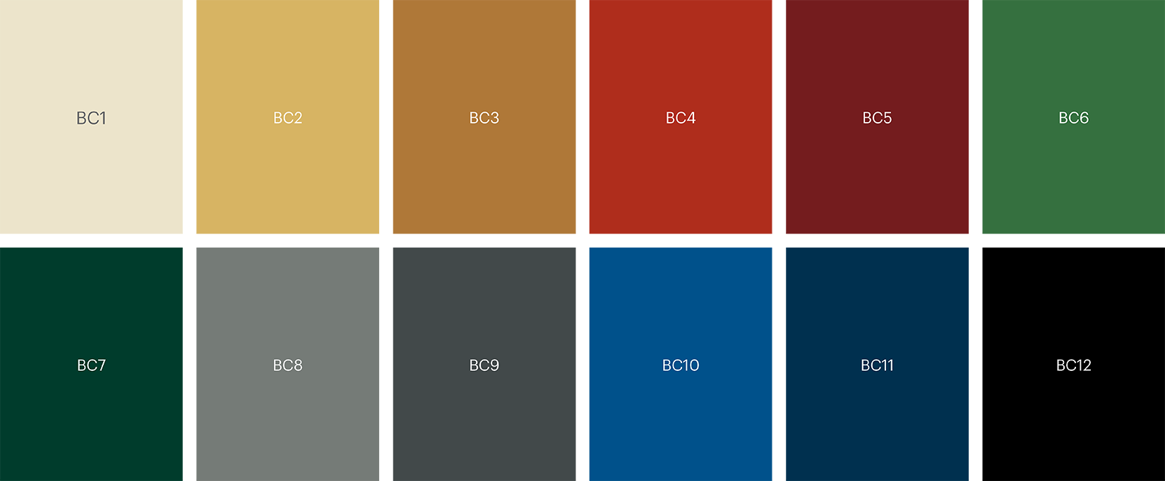 5520 Base colour palette