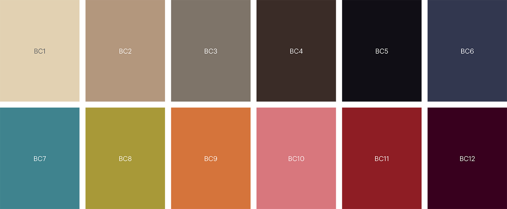 5575 Base colour palette