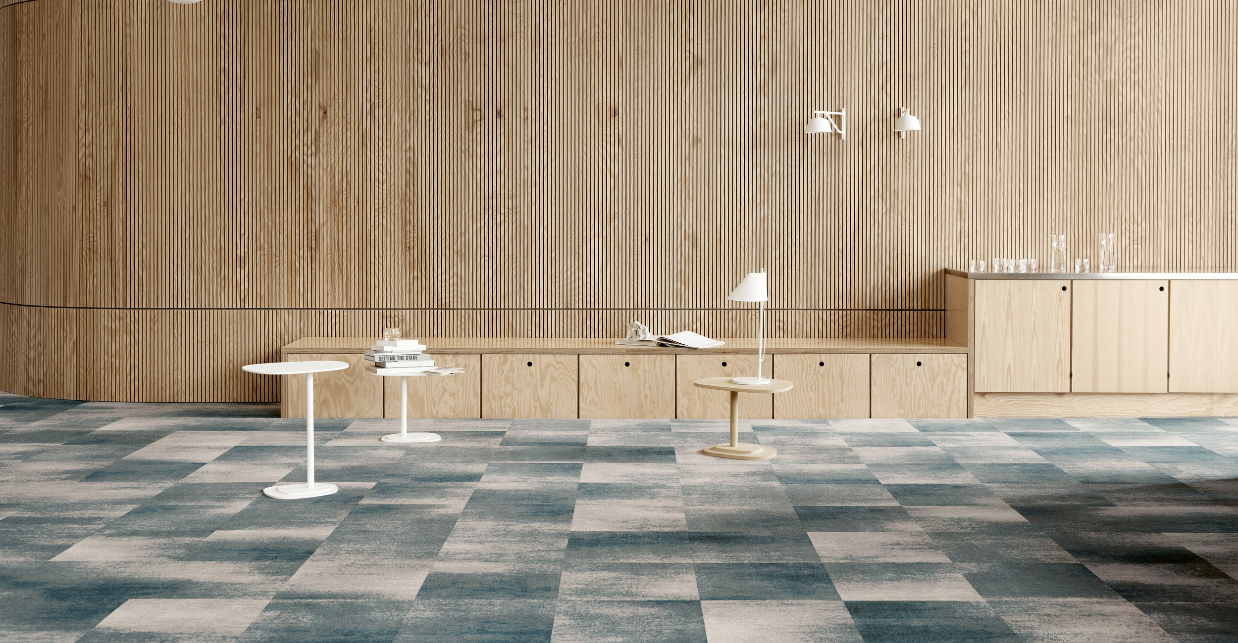 Tapis bruns pour usage commercial