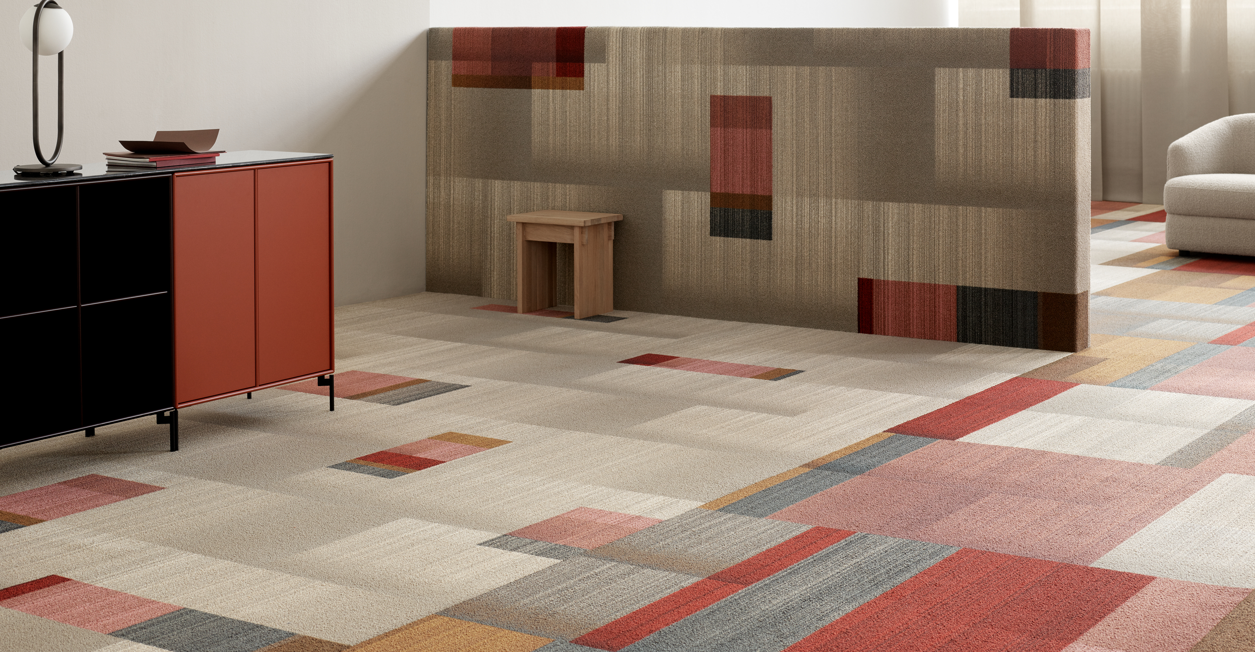 Tapis blancs pour usage commercial