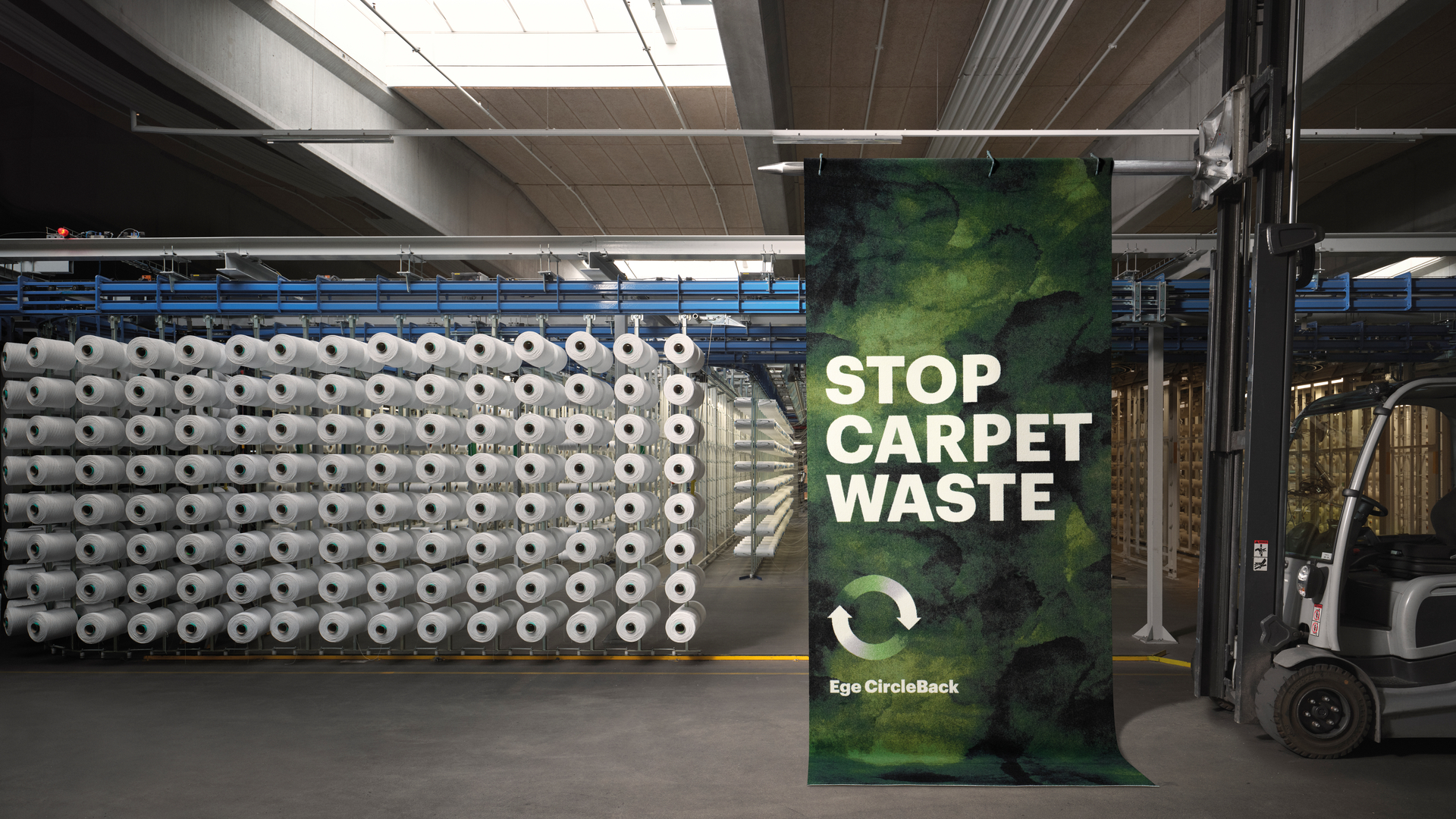 Ege CircleBack est un programme unique de recyclage de moquettes